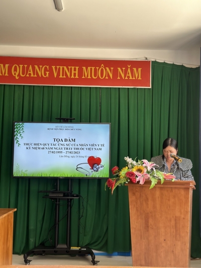 Bệnh viện Phục hồi chức năng tổ chức tọa đàm kỷ niệm 68 năm ngày Thầy thuốc Việt Nam (27/02/2023)