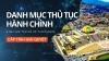 DANH MỤC THỦ TỤC H&Agrave;NH CH&Iacute;NH THUỘC LĨNH VỰC TẦN SỐ V&Ocirc; TUYẾN ĐIỆN